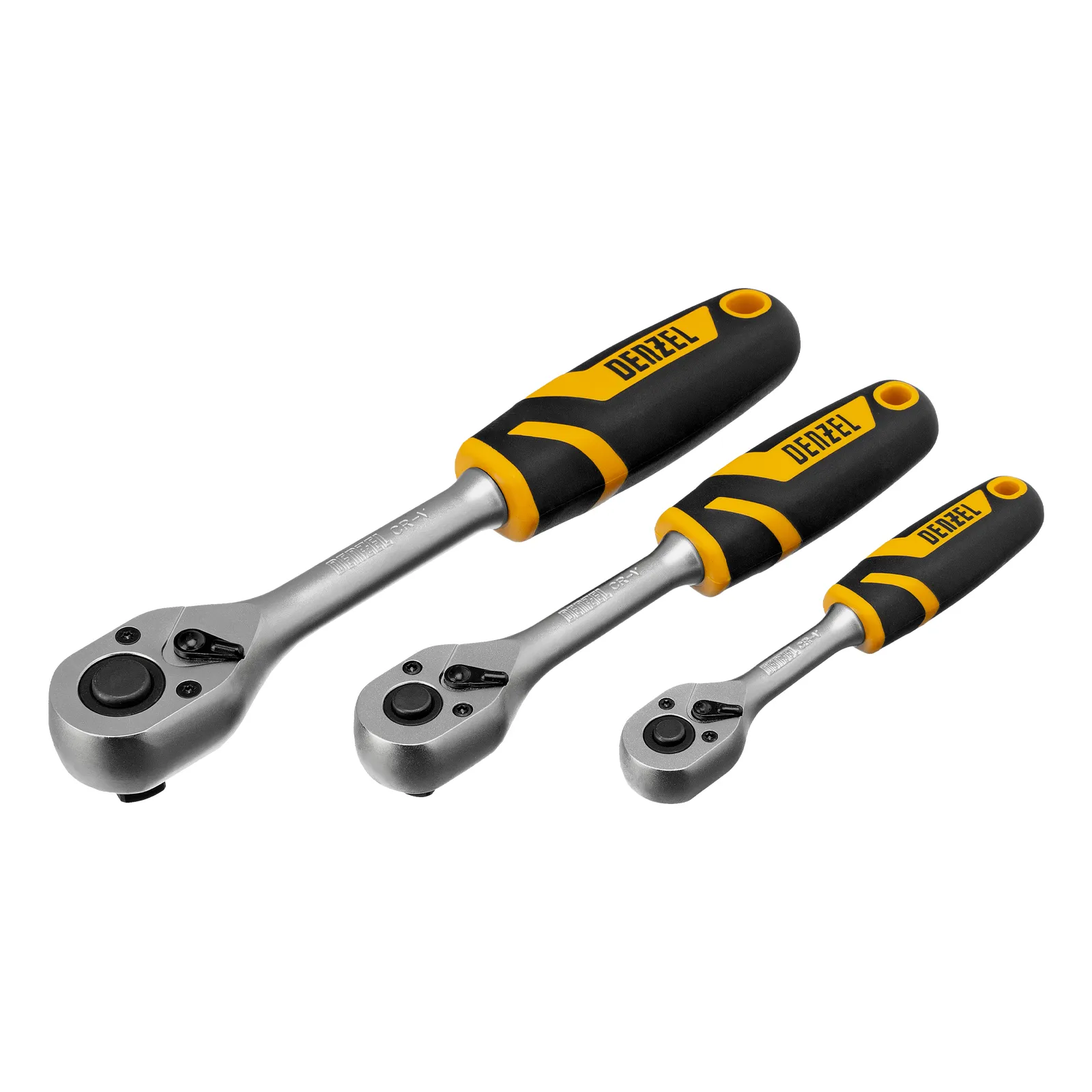 картинка Набор инструментов, 1/2", 1/4", 3/8", CrV, S2, пластиковый кейс, 216 предметов Denzel от магазина Одежда+